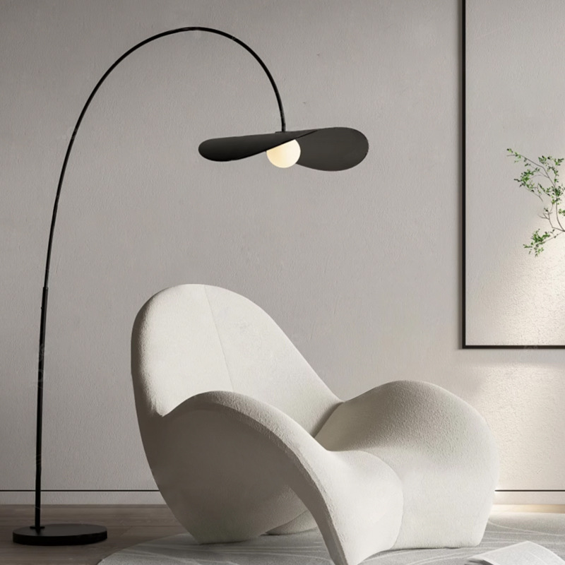 Velna | Bogen-Stehlampe Design — Moderne Beleuchtung für das Wohnzimmer 