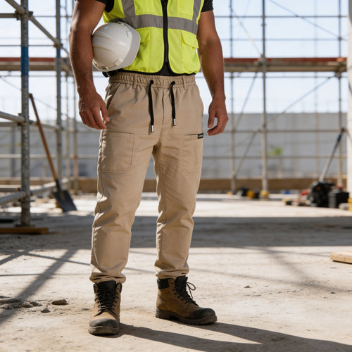 Pantalon cargo confortable et fonctionnel à rangements multiples